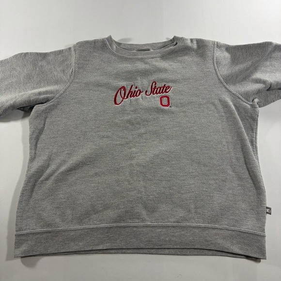 STARTER Other - Starter Ohio State Buckeyes Women's Large Gray Embroidered Crewneck Sweatshirt